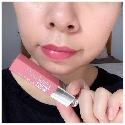 dior addict lip tattoo colored tint|Dior lip and cheek tint.